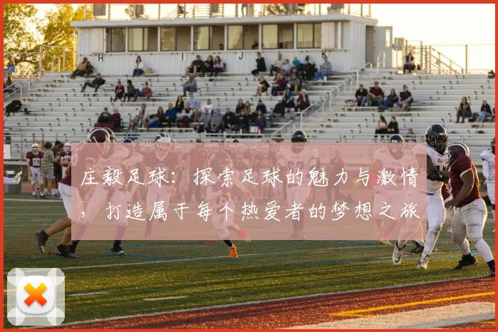 庄毅足球：探索足球的魅力与激情，打造属于每个热爱者的梦想之旅